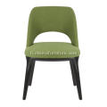 Matt musta väri vihreä nahka sophie tuolit
